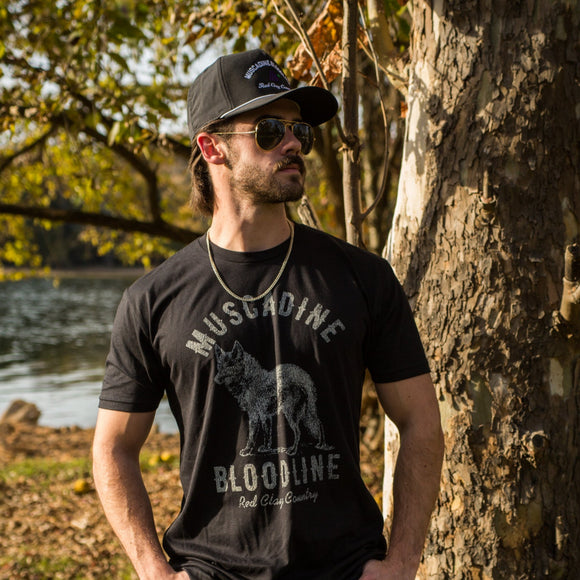 Red Clay Country Black Tee